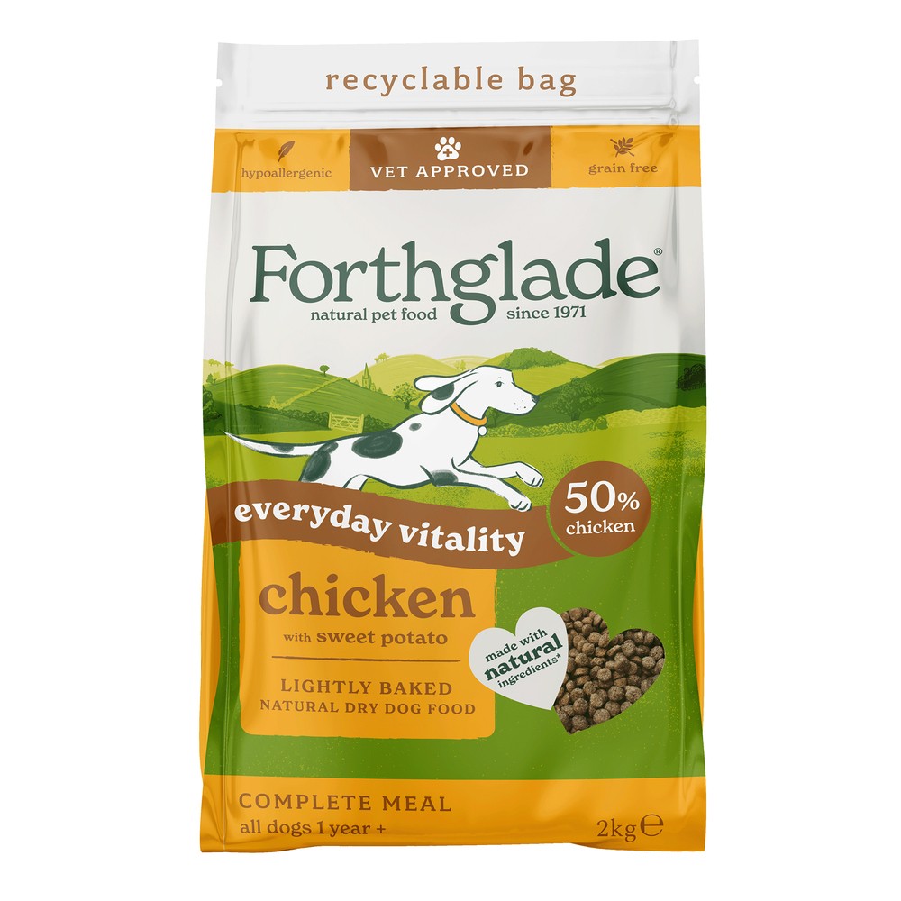Forthglade Forthglade Lightly Baked Chicken Adult Dry Dog Food pet food packaging